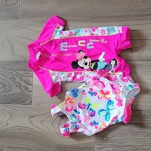 New swimsuit size 0-3 and 3-6 Months baby nwt